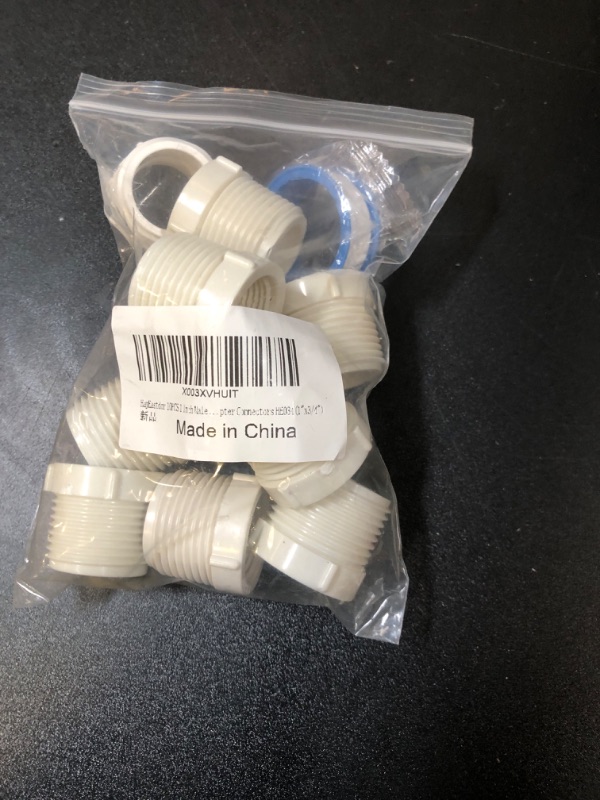 Photo 2 of HayEastdor 10PCS 1 Inch Male Thread to 3/4 Inch Female Threaded PVC Pipe Fittings Reducer Bushing Coupling Pipe Adapter Connectors HE034(1"x3/4")