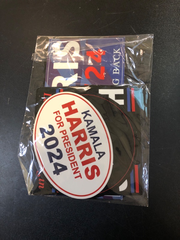 Photo 2 of 10 Packs Kamala Harris for President Bumper Sticker,Harris Walz 2024 Decal Stickers,Kamala Harris Walz Presidential Election Campaign Merchandise for Laptop Window Car We are Not Going Back