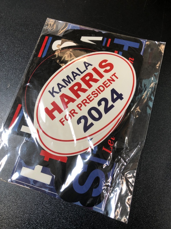 Photo 2 of 10 Packs Kamala Harris for President Bumper Sticker,Harris Walz 2024 Decal Stickers,Kamala Harris Walz Presidential Election Campaign Merchandise for Laptop Window Car We are Not Going Back