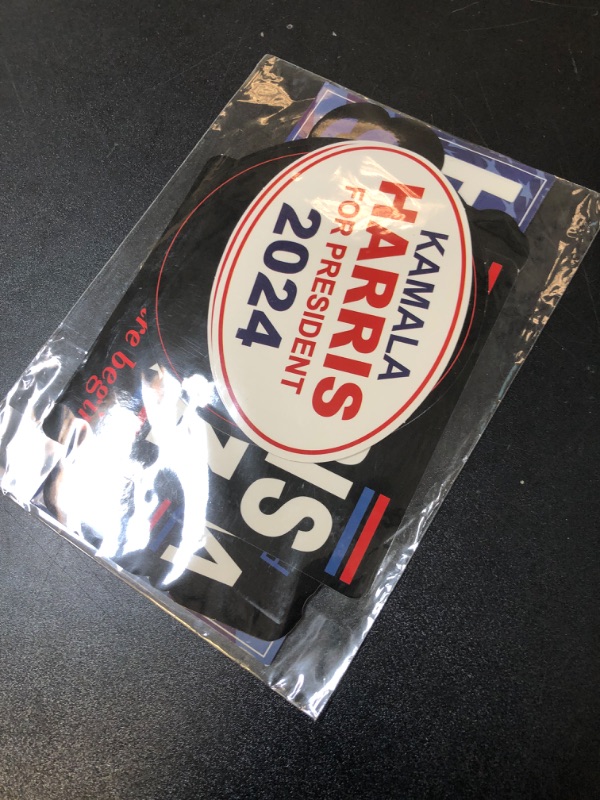 Photo 2 of 10 Packs Kamala Harris for President Bumper Sticker,Harris Walz 2024 Decal Stickers,Kamala Harris Walz Presidential Election Campaign Merchandise for Laptop Window Car We are Not Going Back