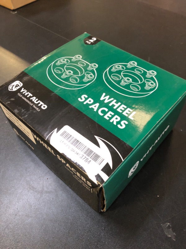 Photo 2 of YHTAUTO 5x130mm Wheel Spacers 7mm Compatible with Touareg, Q7, Cayenne, Boxster, Panamera, Cayman, 911, 928, 944, 968 5 Lug Tire Spacers w/ 1/2" x 20 & 12.9 Grade Studs, 71.6mm Hub Bore 2PCS Black