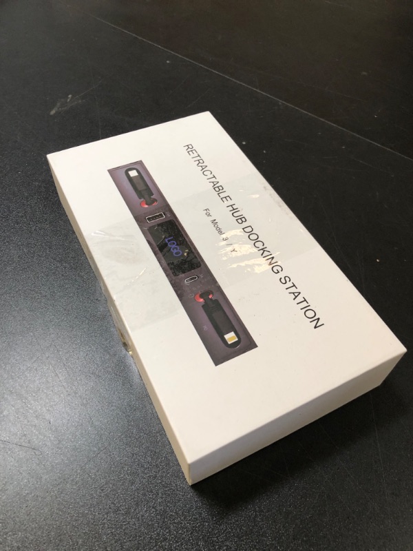 Photo 1 of ELENAT for 2024 Model Y Model 3 USB Hub, Fast Charger for Model Y Model 3 Accessories 2024 2023 2022 2021 Retractable Docking Station, Center Console Interior Accessorie (Not fit Model 3 2024)