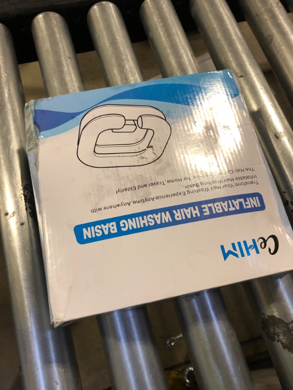 Photo 1 of Cehim Inflatable Shampoo Basin - Portable Shampoo Bowl, Hair Washing Basin for Bedridden, Disabled,Injured, Hair Wash Tub for Dreadlocks and at Home Sink Washing (Black)