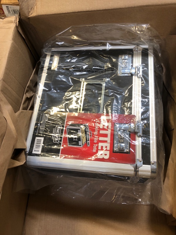 Photo 1 of Vaultz Locking Personal File Tote Black Combination Lock File Safe Box 0.4965 cu ft - Commercial/Residential