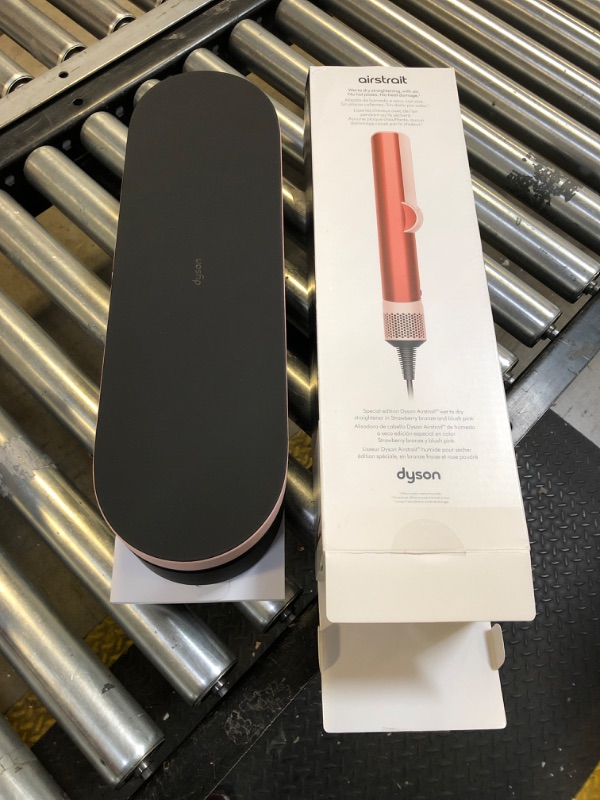 Photo 3 of Dyson Special edition Airstrait™ straightener in Strawberry bronze and blush pink