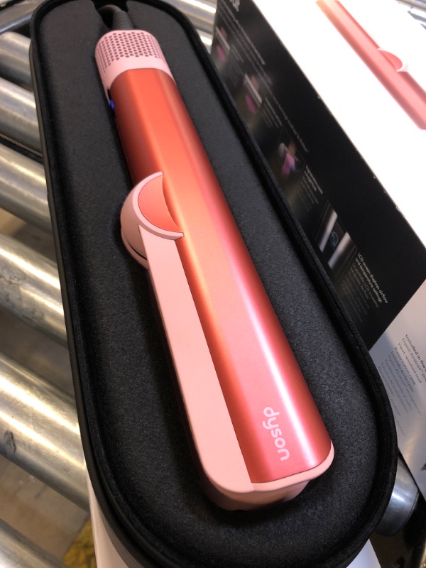 Photo 4 of Dyson Special edition Airstrait™ straightener in Strawberry bronze and blush pink