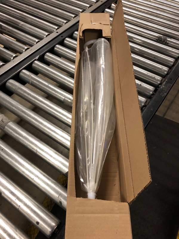 Photo 1 of Liberty Imports Large Clear Umbrella, Rain Windproof Transparent Auto Open Long Stick Umbrella for Photo Prop Travel Outdoor Events