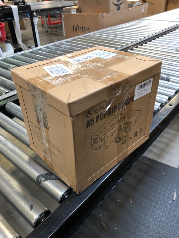 View 2 of TOAUTO A5 4500Psi 30Mpa PCP Air Compressor,12V DC/110V AC PCP Airgun Compressor with Built-in Fan& Water/Oil-Free& One Button Start, with Adapter HPA Compressor for Paintball/PCP Rifle/Mini Scuba Tank