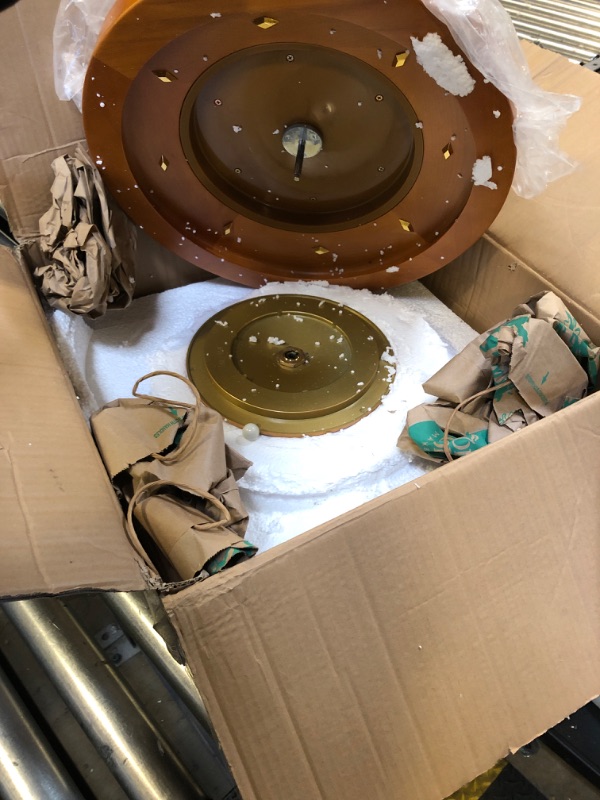 Photo 1 of Leyndo 18 Inch Wooden Roulette Wheel with 4 Roulette Balls Casino Grade Precision Bearings Roulette Wheel Turntable Leisure Table Games for Home Professional Use or Night Party, Party Game