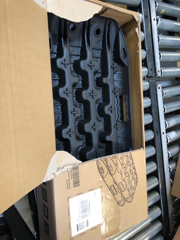 Photo 1 of ALL-TOP Recovery Traction Boards Mini, Off Road Bendable Tire Friction Tracks for Sand Mud Snow, 2PCS & Mounting Kit (3rd Gen, Black)