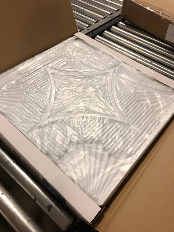 Photo 1 of Art3d Drop Ceiling Tiles 24x24 in Bronze (12-Pack, 48 Sq.ft), 3D Wainscoting Panels Glue Up 2x2