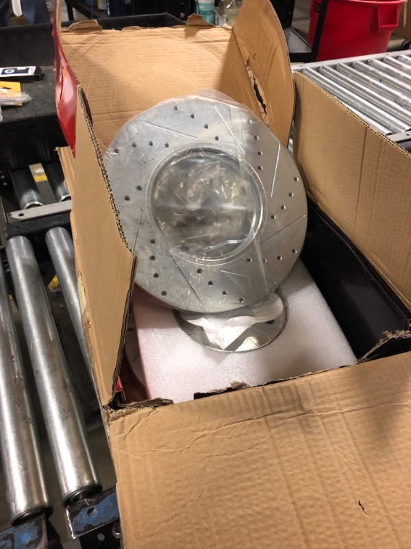 Photo 1 of A-Premium 12.29 inch (312mm) Front Drilled and Slotted Disc Brake Rotors Compatible with Select BMW Models - 320i/320i xDrive/323i/328d/328d xDrive/328xi/330i/428i/430i/X1/228i/230i