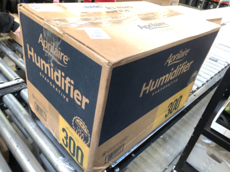 Photo 1 of AprilAire 300 Self-Contained Fan Powered Whole-House Humidifier, for Homes with Ducted Forced Air Furnace Systems, Boilers, Mini-Splits, Radiant Heat, and Other Ductless Systems up to 3,900 Sq. Ft.