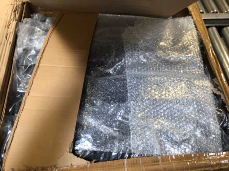 Photo 1 of Triple Sided Ceiling TV Mount, Adjustable Height Telescoping Tilt and Swivel Triple Screen TV Ceiling Mount, Hanging 3 Screen Pole Mount for 32”-55" Displays, VESA 400x400mm (Three Screens)