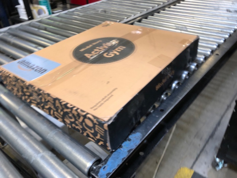 Photo 1 of Blissful Diary Baby Play Gym & Mat, 5 Developmental Zones Baby Activity Mat, Wooden Tummy Time Mat with 6 Detachable Sensory Toys for Motor Skills & Sensory Development, Baby Essentials Shower Gift