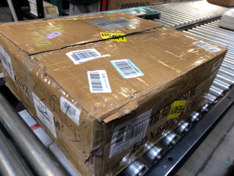 Photo 1 of Lakexus Rubber Curb Ramp, 20"*20"*7" Threshold Ramp, Heavy Duty 6800Lbs Capacity Driveway Curb Ramp, 2pcs Portable Shed Ramps for Low Cars Vehicle Motorcycle Wheelchairs Bikes