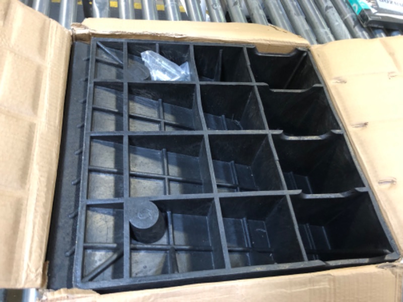 Photo 1 of Lakexus Rubber Curb Ramp, 20"*20"*7" Threshold Ramp, Heavy Duty 6800Lbs Capacity Driveway Curb Ramp, 2pcs Portable Shed Ramps for Low Cars Vehicle Motorcycle Wheelchairs Bikes