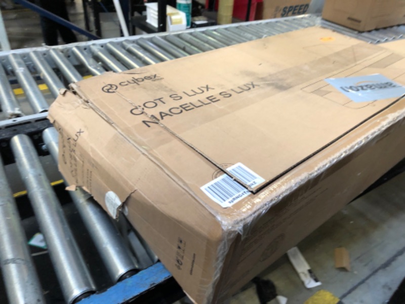 Photo 1 of Cybex Balios Cot S Lux Baby Bassinet - Integrated Easy-Carry Handle, Sun Canopy & Spacious, Cozy Interior, Compatible Balios S Lux Stroller, Seashell Beige