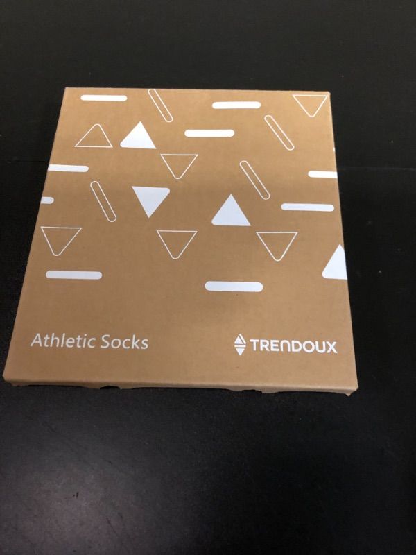 Photo 1 of TRENDOUX Ankle Running Socks for Men Womens, Compression Low Cut Anti Blister Cushioned Athletic Socks for Tennis Cycling Golf White M 3 Pairs