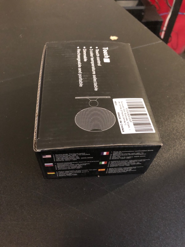 Photo 1 of LED Wall Mounted Lights - 3 Color Temperature & Dimmable Wall Sconces Battery Operated 360°Rotate Magnetic Ball Wireless Rechargeable USB Cordless Wall Light for Bedroom Bedside Reading (White)