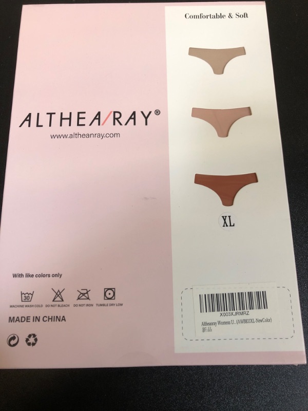 Photo 2 of Altheanray Womens Underwear Bikini Silky Seamless Underwear for Women Panties Cheeky Invisible Hipster No Show Soft Stretch V Cut Women's Underwear,Pack of 6,XS-XL(AWB833XL-NewColor)