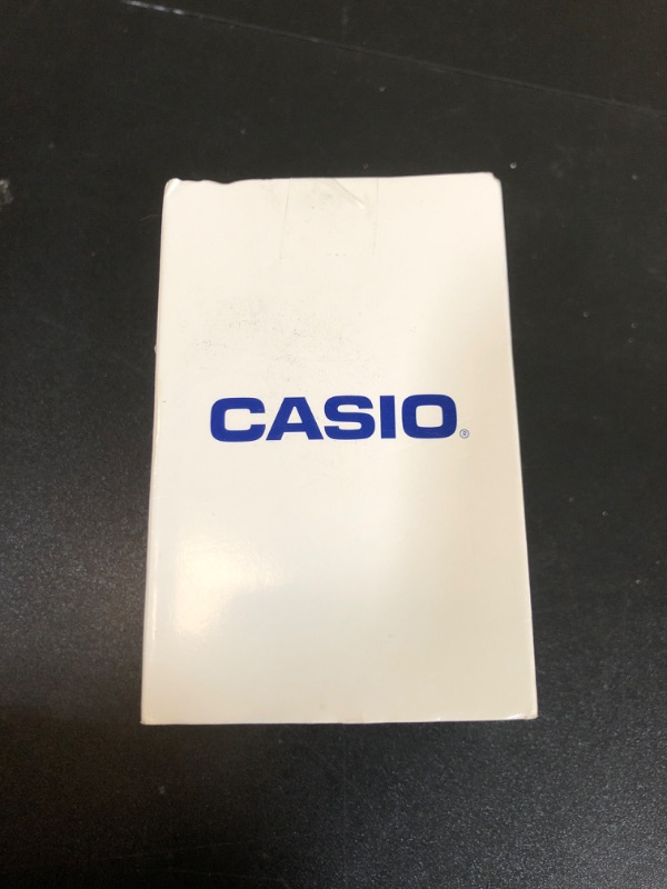 Photo 1 of Casio Mens Classic Square Silver Digital Watch Stainless Steel Water Resistant