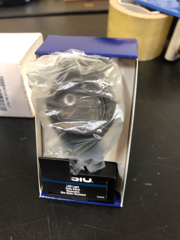 Photo 1 of Casio Mens Classic Square Silver Digital Watch Stainless Steel Water Resistant