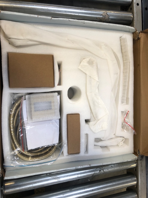 Photo 1 of SOOOHOT Brushed Gold Shower Fixtures, Gold Shower Faucet Set with 12 Inch Gold Shower Heads with Handheld Spray Combo and Tub Spout, Shower Systems with Rain Shower and Handheld (Valve Included)