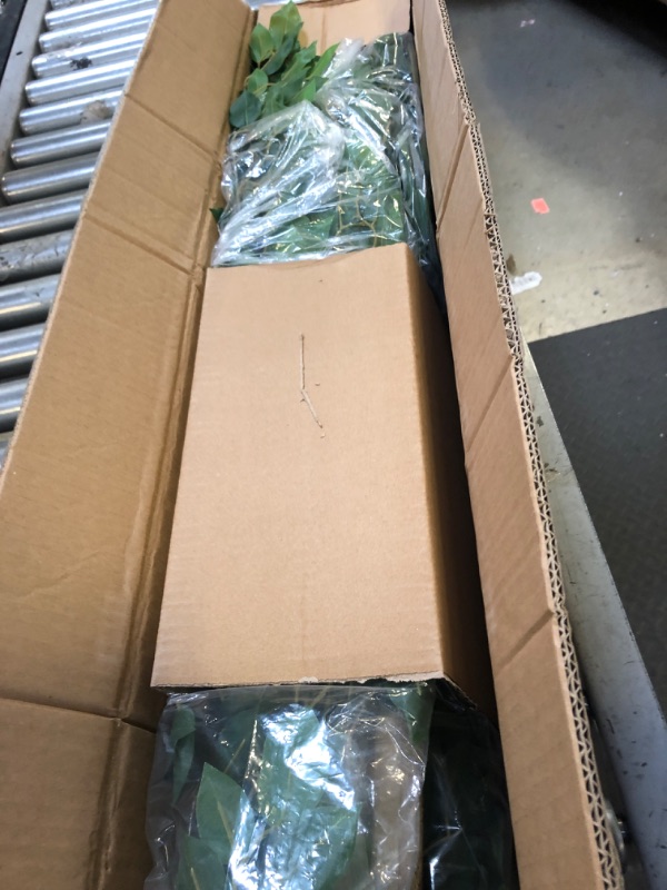 Photo 1 of Nafresh Tall Ficus Tree Artificial?7ft(84in) Realistic Texture Potted Faux Ficus Tree? Fake Trees Indoor Outdoor for Home Office Living Room Bedroom Foyer Porch Decor.