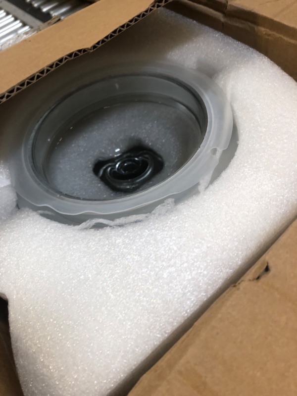 Photo 1 of Daitouge 2.5 Gallon Wide Mouth Glass Jars with Lids, Heavy Duty Large Glass Jar with Lids, Glass Storage Jars with Removable & Rotatable Wooden Handle, Set of 1