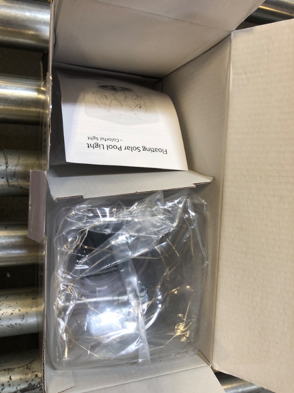 Photo 1 of Ciavca Solar Floating Pool Lights, 5.6" Square LED Colored Glow in The Dark Solar Pool Lights That Float with 3 Light Modes, IP68 Waterproof Solar Floating Lights for Pool Wedding Party Decor - 2PCS