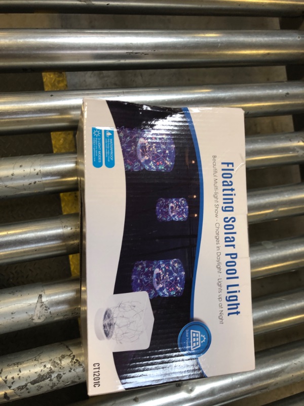 Photo 1 of Ciavca Solar Floating Pool Lights, 5.6" Square LED Colored Glow in The Dark Solar Pool Lights That Float with 3 Light Modes, IP68 Waterproof Solar Floating Lights for Pool Wedding Party Decor - 2PCS