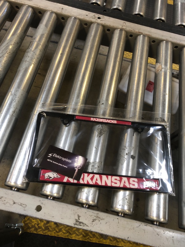 Photo 1 of Arkansas Razorbacks License Plate Frame