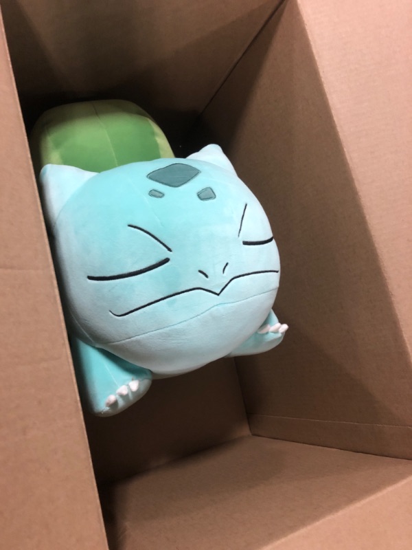 Photo 2 of Pokemon Bulbasaur Sleeping Plush - 18-Inch Premium Plush in Sleeping Pose