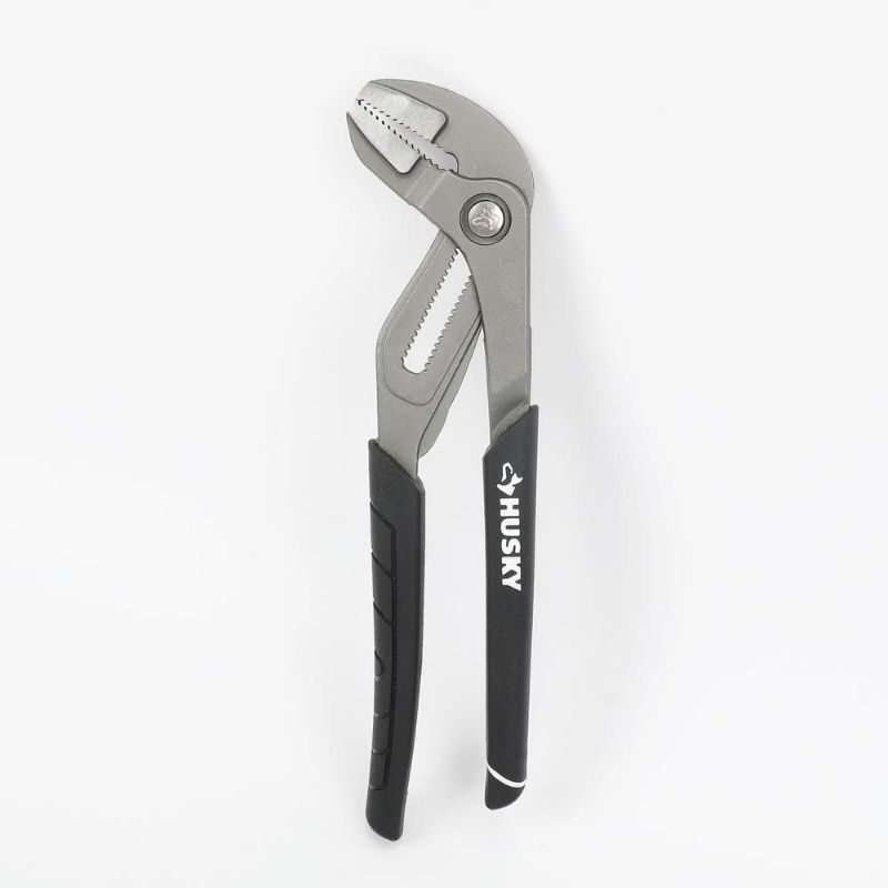 Photo 1 of 10 in. Groove Pliers with Quick Adjusting Joint and Straight Jaw
