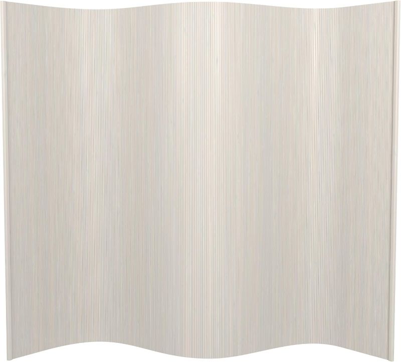 Photo 1 of BAMBOO WAVE SCREEN RUSTIC WHITE 