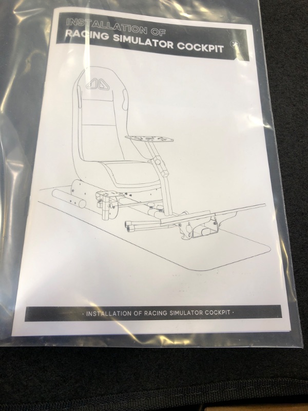 Photo 3 of DIWANGUS Racing Simulator Cockpit Steering Wheel Stand with Seat Gaming Chair