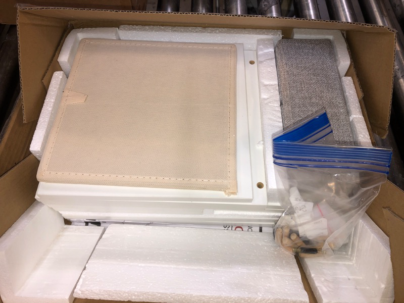 Photo 1 of TEAMIX Dual Monitor Stand Riser with 2 Drawers - Length and Angle Adjustable White Monitor Stand with Storage Large Computer Riser for 2 Monitors/Laptop/PC, Wood Screen/TV Stand Desk Organizer