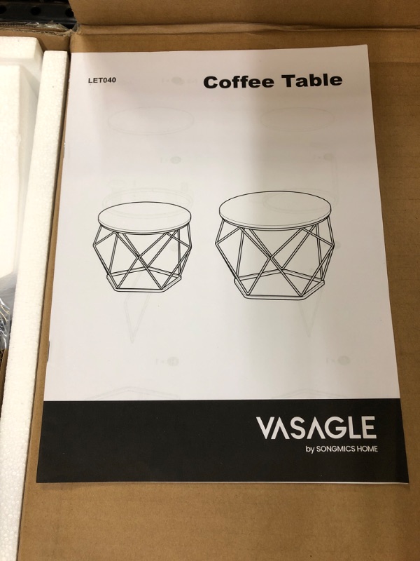 Photo 3 of VASAGLE Small Coffee Table Set of 2