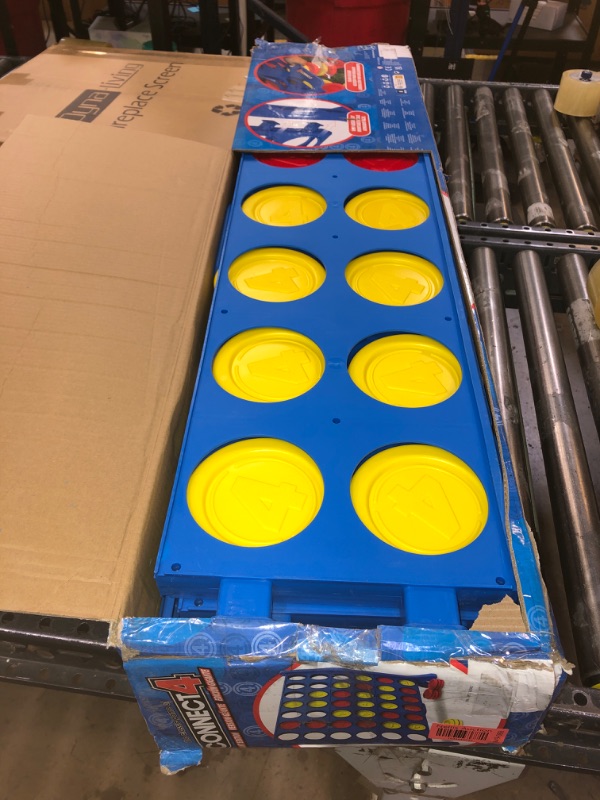 Photo 2 of Giant Connect 4: Hasbro's Original Connect4 Game Super-Sized - 46.5 inch All-Weather Official Four in a Row Board Game - Indoor or Outdoor Connect4 Fun for Adults and Family