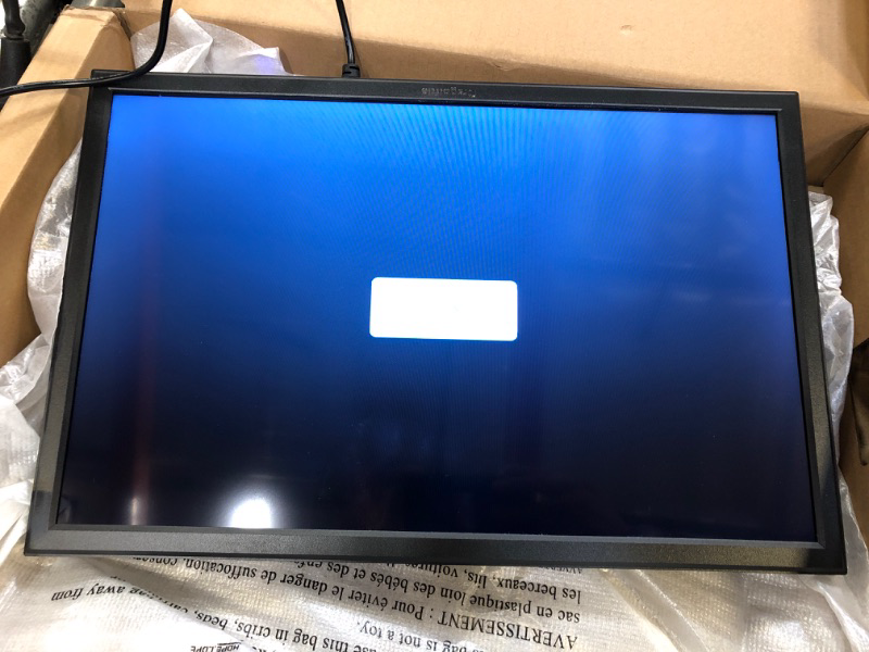 Photo 1 of Dragolftie 19 Inch PC Desktop Monitor 1440x900, Dual Built-in Speakers, 60Hz, 5ms, Computer Display Low-Blue Light LED Monitors, HDMI, VGA, VESA Mountable Business Screen, Black