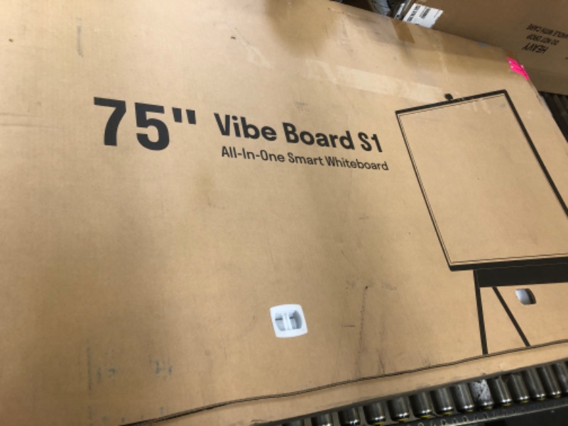 Photo 7 of Vibe S1 4K UHD Smart Board, 75 Inch Digital Whiteboard for Office and Classroom, Electronic Presentation Meeting Device for Hybrid Work, Interative Touchscreen Display, Chrome OS and 250+ Free Apps
