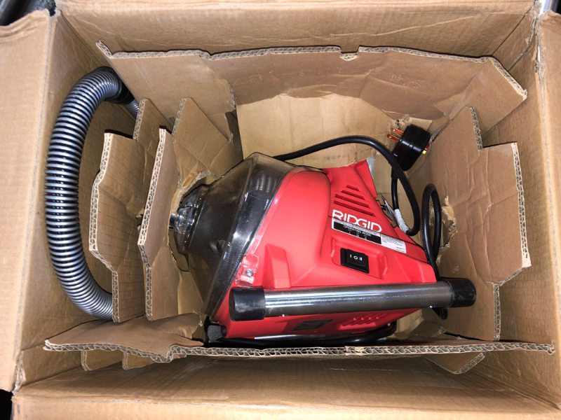 Photo 2 of Ridgid 55808 PowerClear Drain Cleaning Machine 120V Drain Cleaner Cleans Tub