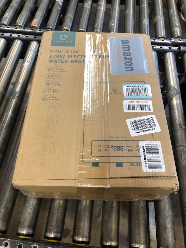 Photo 3 of Airthereal Electric Tankless Water Heater, 27kW, 240Volts - Endless On-Demand Hot Water - Self Modulates to Save Energy Use - Small Enough to Install Anywhere - for 3 Showers, Evening Tide series