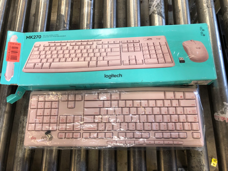 Photo 2 of MISSING MOUSE *** Logitech MK270 Wireless Keyboard  - Rose