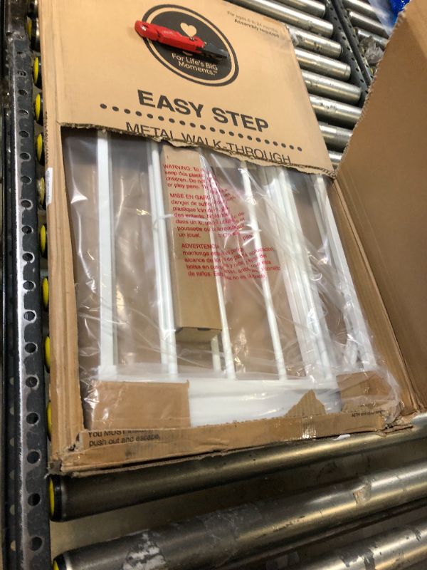 Photo 2 of Regalo Easy Step 38.5-Inch Wide Walk Thru Baby Gate