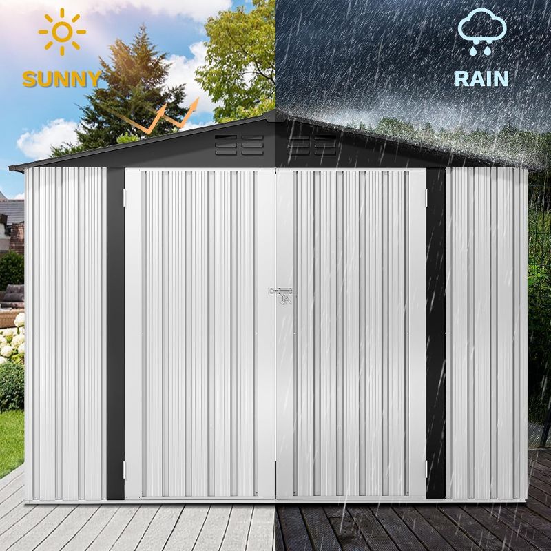 Photo 1 of USE STOCK PHOTO AS REFERENCE/ FOR PARTS ***** DWVO 8x6FT Outdoor Storage Shelter