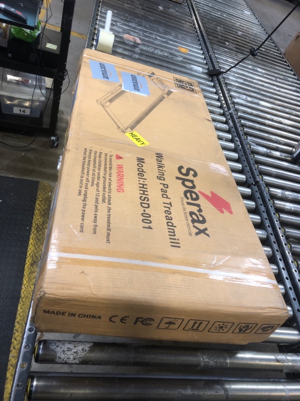 Photo 1 of Sperax Walking Pad with Incline, Portable Under Desk Treadmill, 4 in 1 Walking Pad Treadmill for Home Office, 340lb Weight Capacity