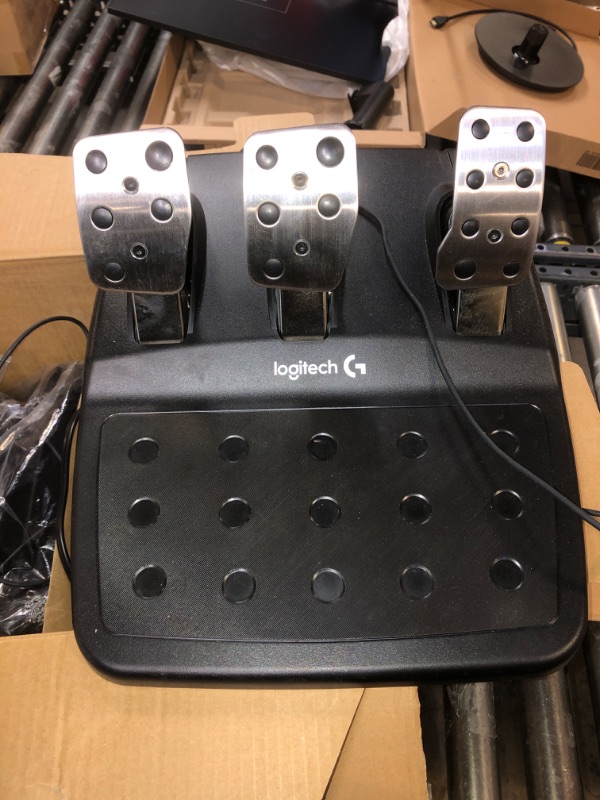 Photo 3 of Logitech G920 Driving Force Racing Wheel and Floor Pedals