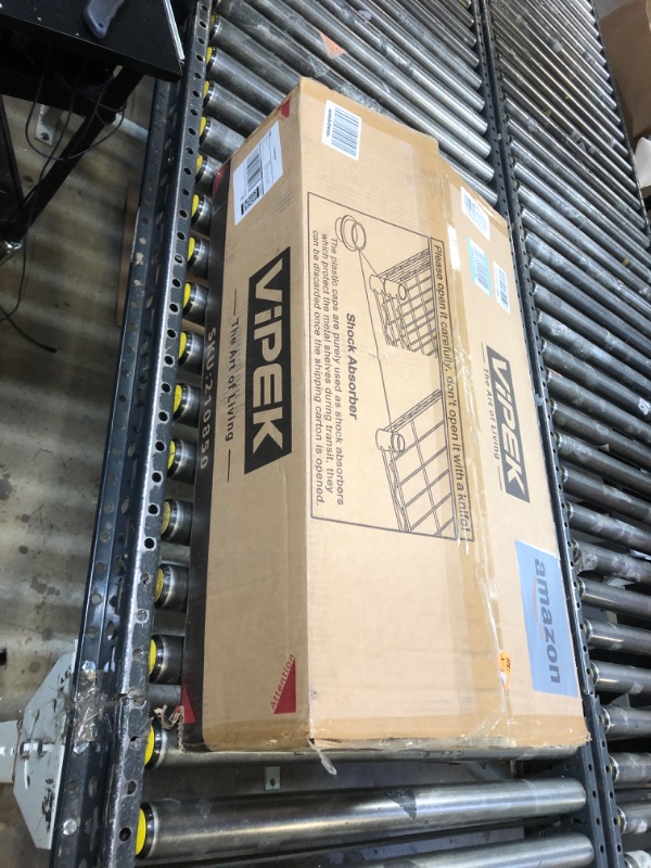 Photo 1 of VIPEK V6 Wire Garment Rack Heavy Duty Clothes Rack for Hanging Clothes, Metal Freestanding Closet Wardrobe Rack, 71.2" L x 14.6" W x 76.4" H, Max Load 750lbs, Medium Size (Black)